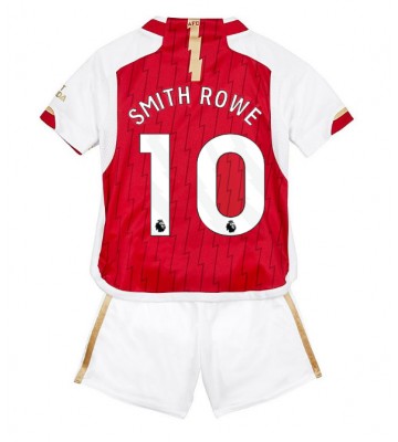 Arsenal Emile Smith Rowe #10 Replica Home Stadium Kit for Kids 2023-24 Short Sleeve (+ pants)
